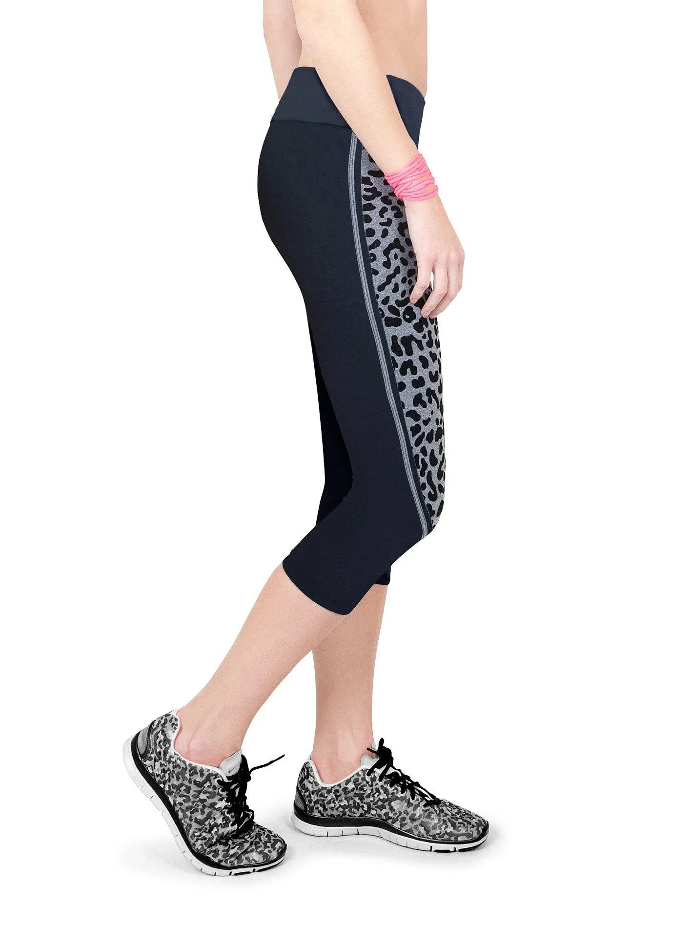 Last Chance! Bia Brazil Activewear Velvet Cheetah Capri SL3136