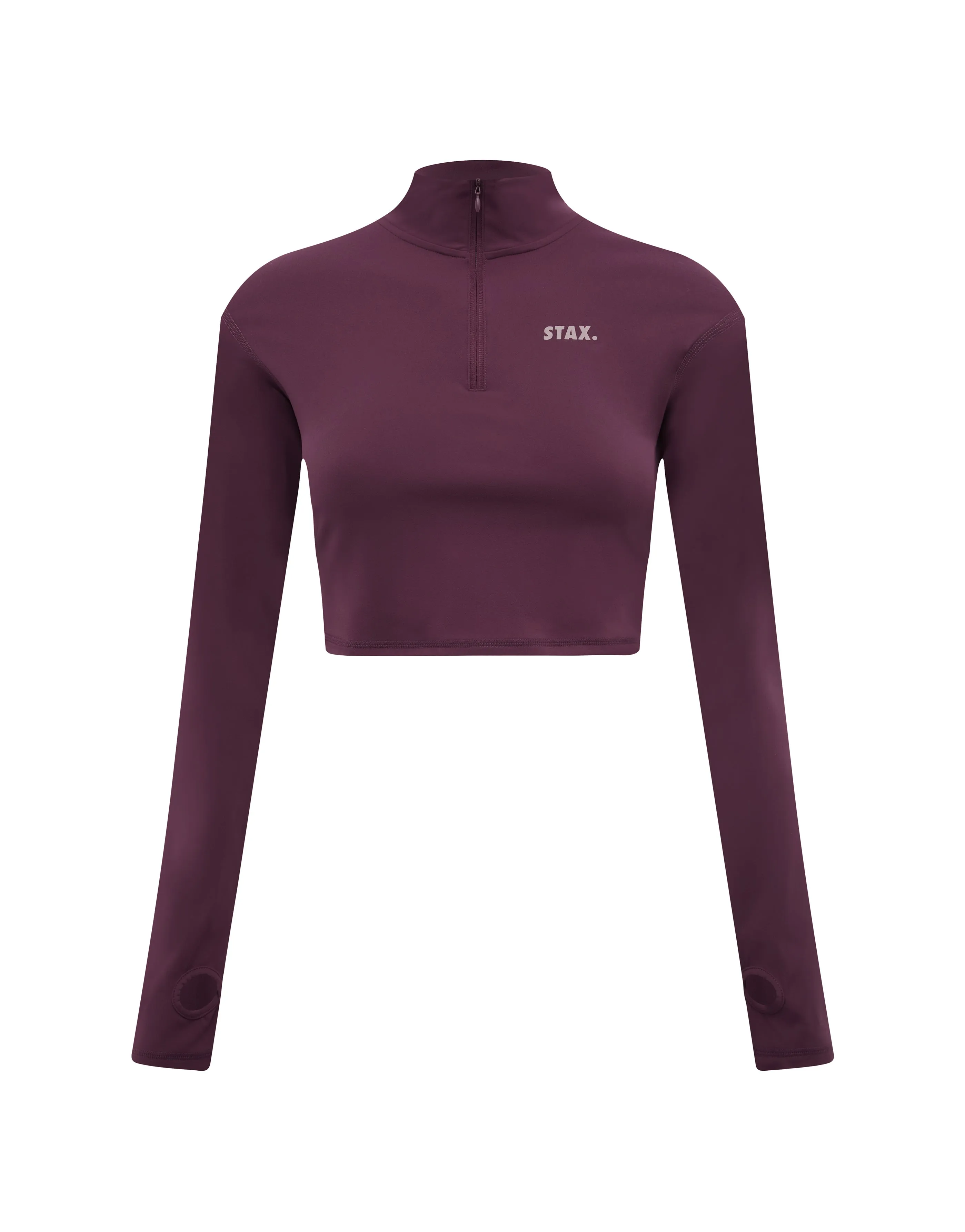 Long Sleeve Zip Crop NANDEX ™ Iris - Purple