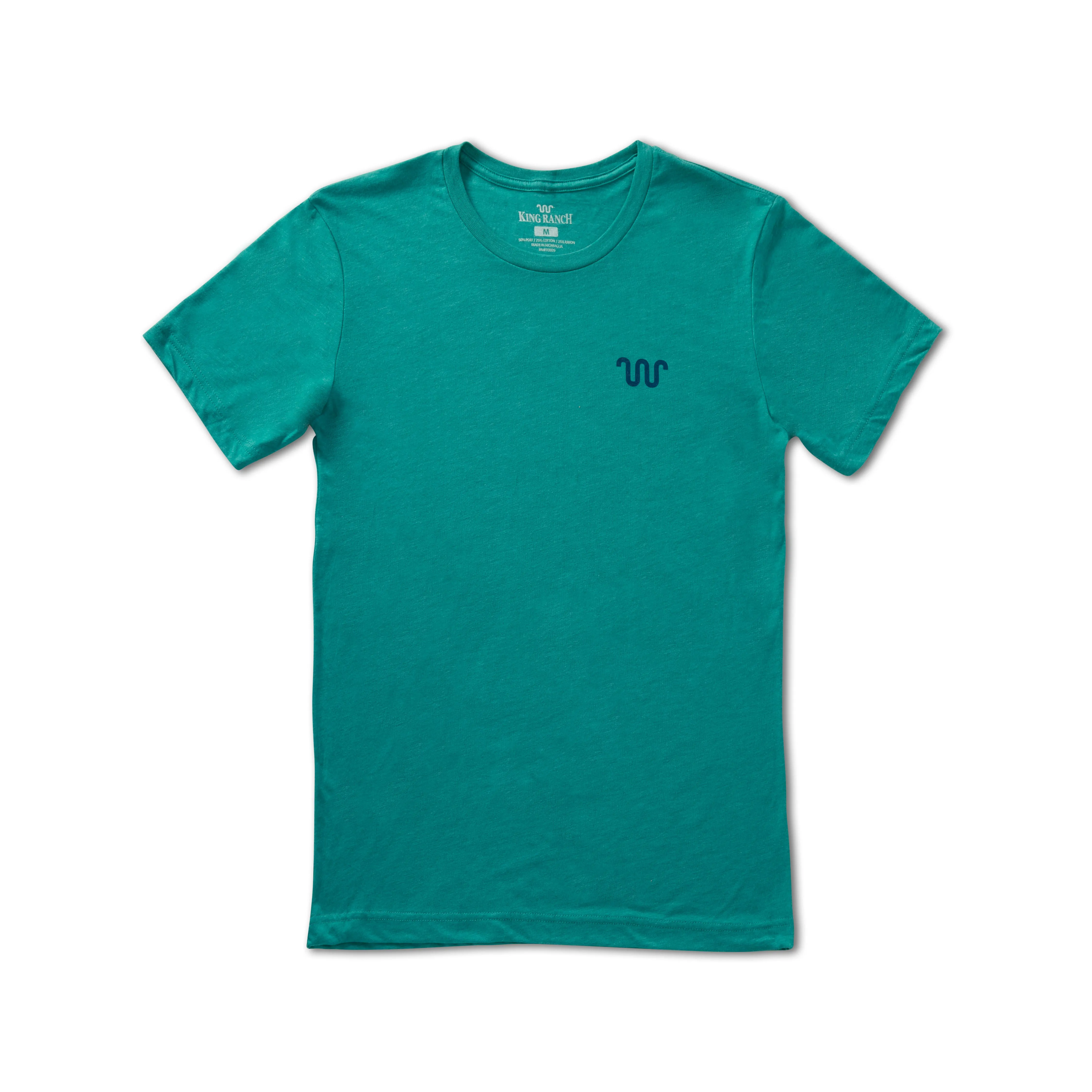 Men's Traveling W Left Chest Solid Tee