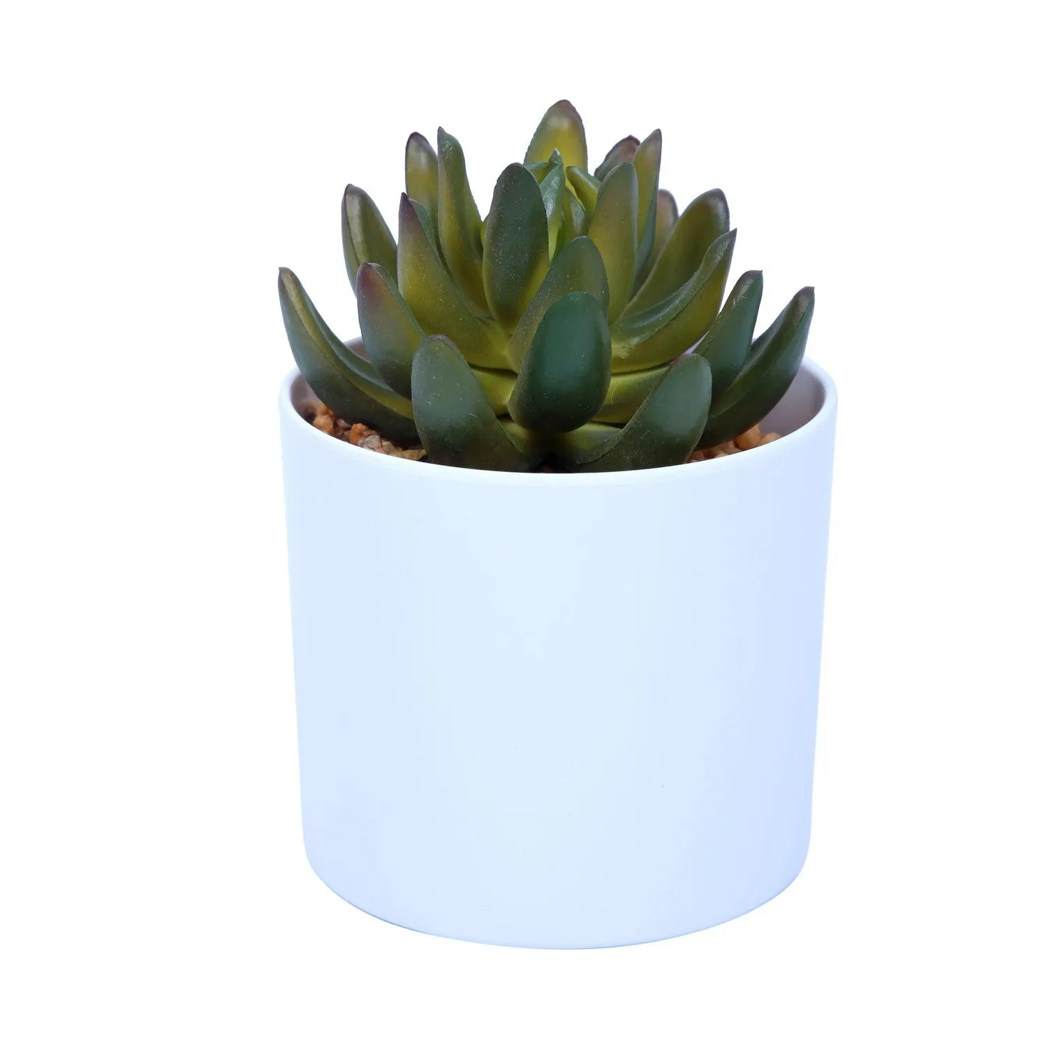 Mini Artificial Plant/Flower in Fiber Pot/Planter