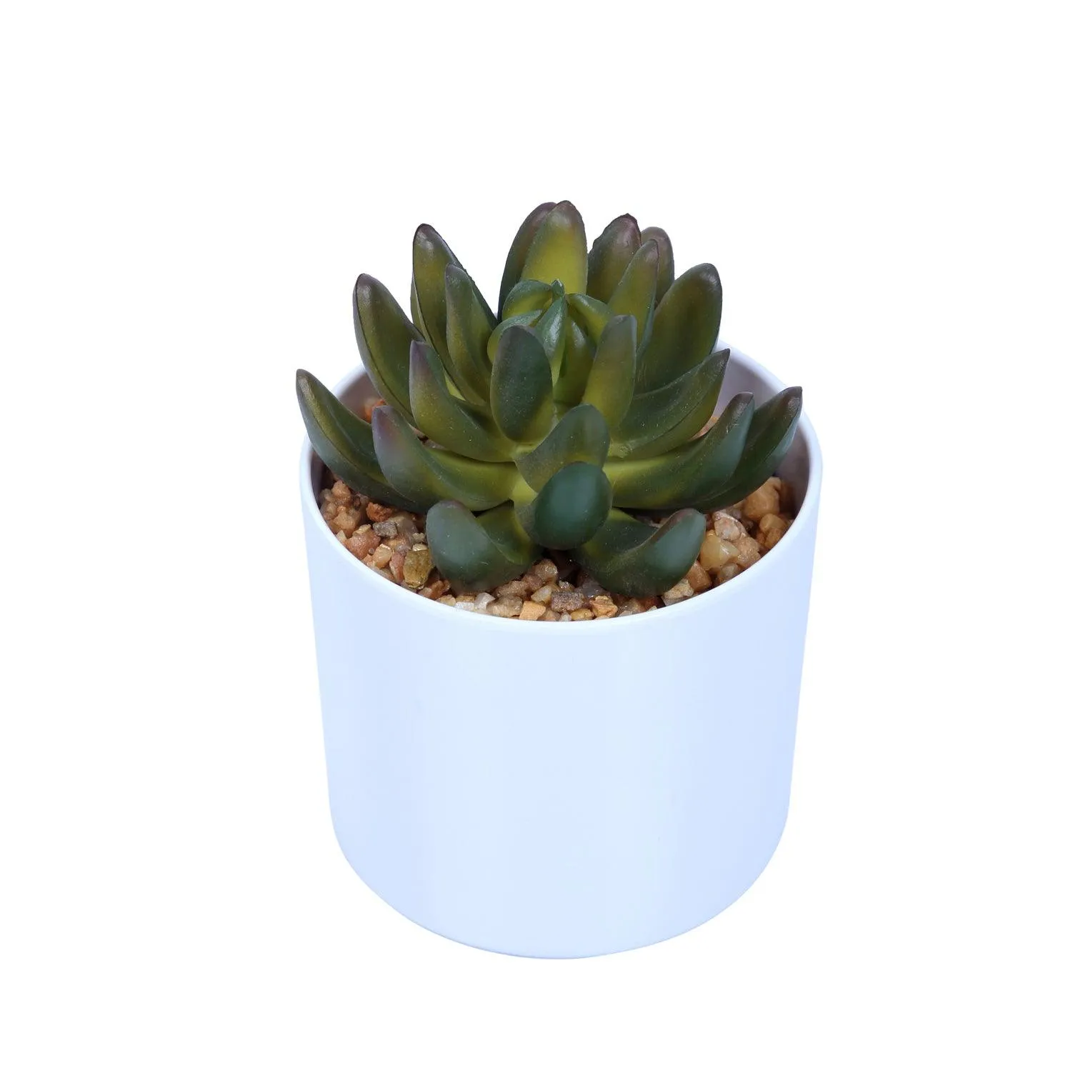 Mini Artificial Plant/Flower in Fiber Pot/Planter