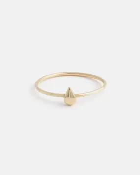 Mini Dew Drop Ring in Gold