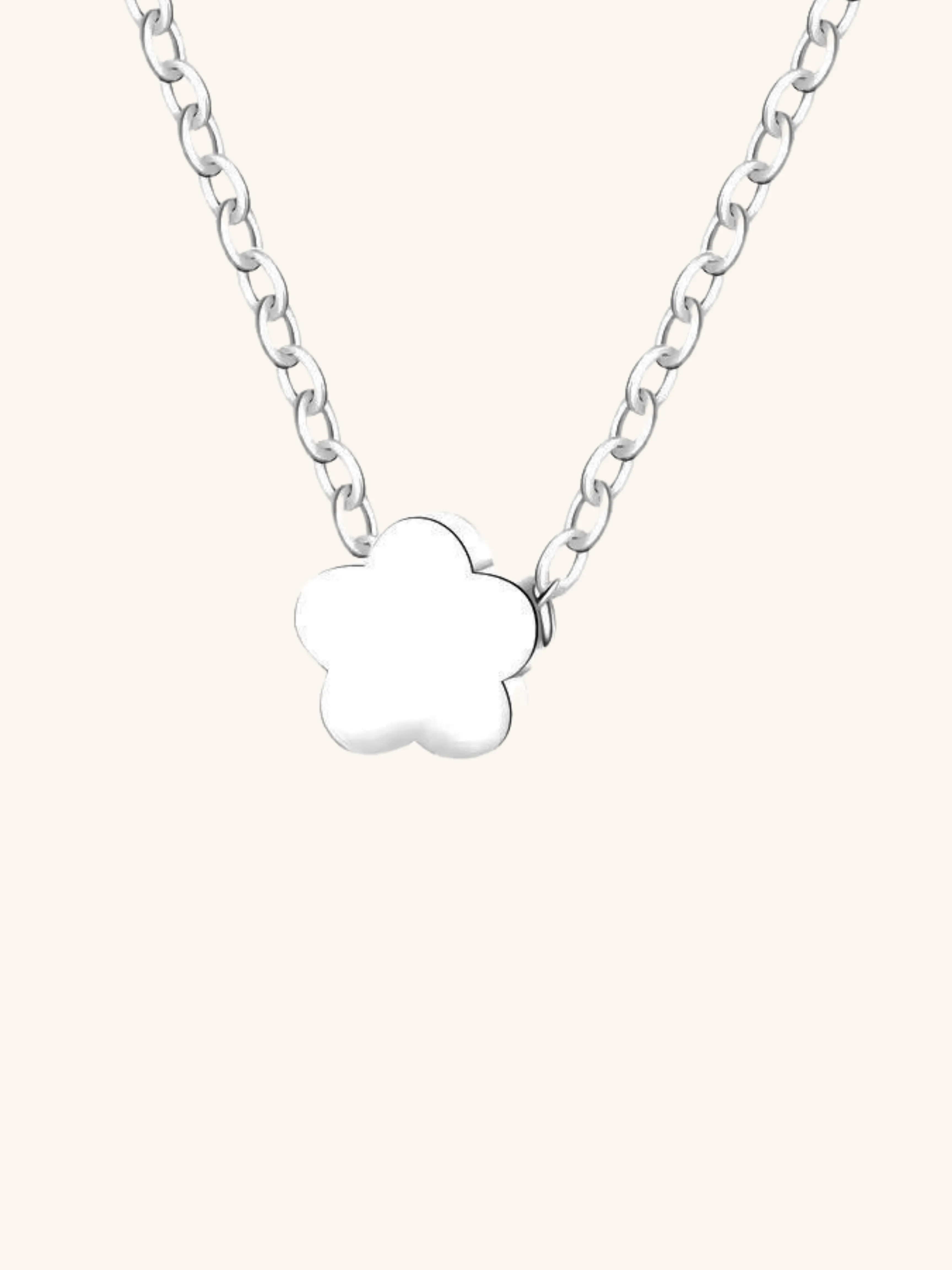 Mini Flower Engravable Necklace