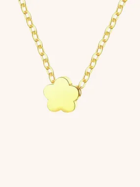 Mini Flower Engravable Necklace