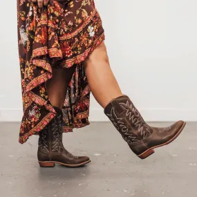 MK22891 - Custom Leather Etta Western Boots [Women's Leather Boots]