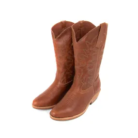 MK22896 - Etta Western Boots Mocca [Women's Leather Boots]