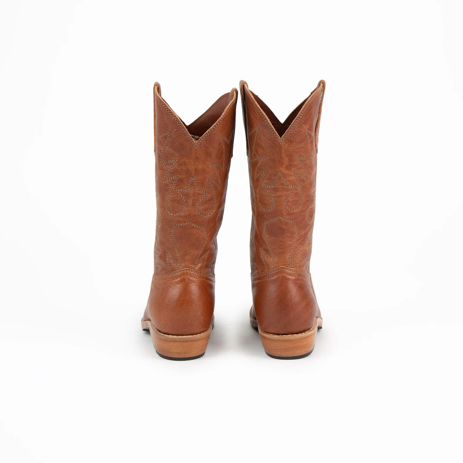 MK22896 - Etta Western Boots Mocca [Women's Leather Boots]