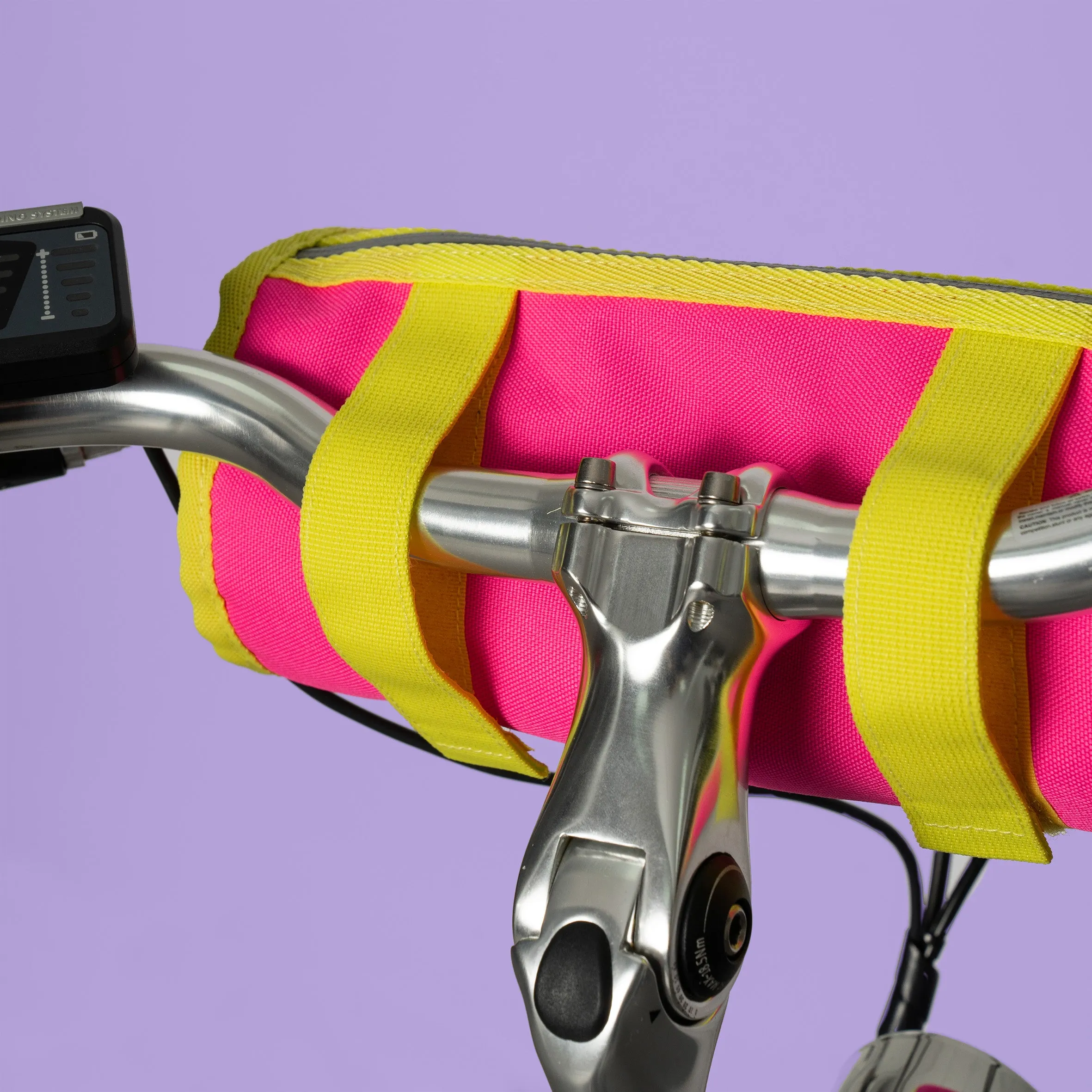 Neon saddle bag pink and yellow