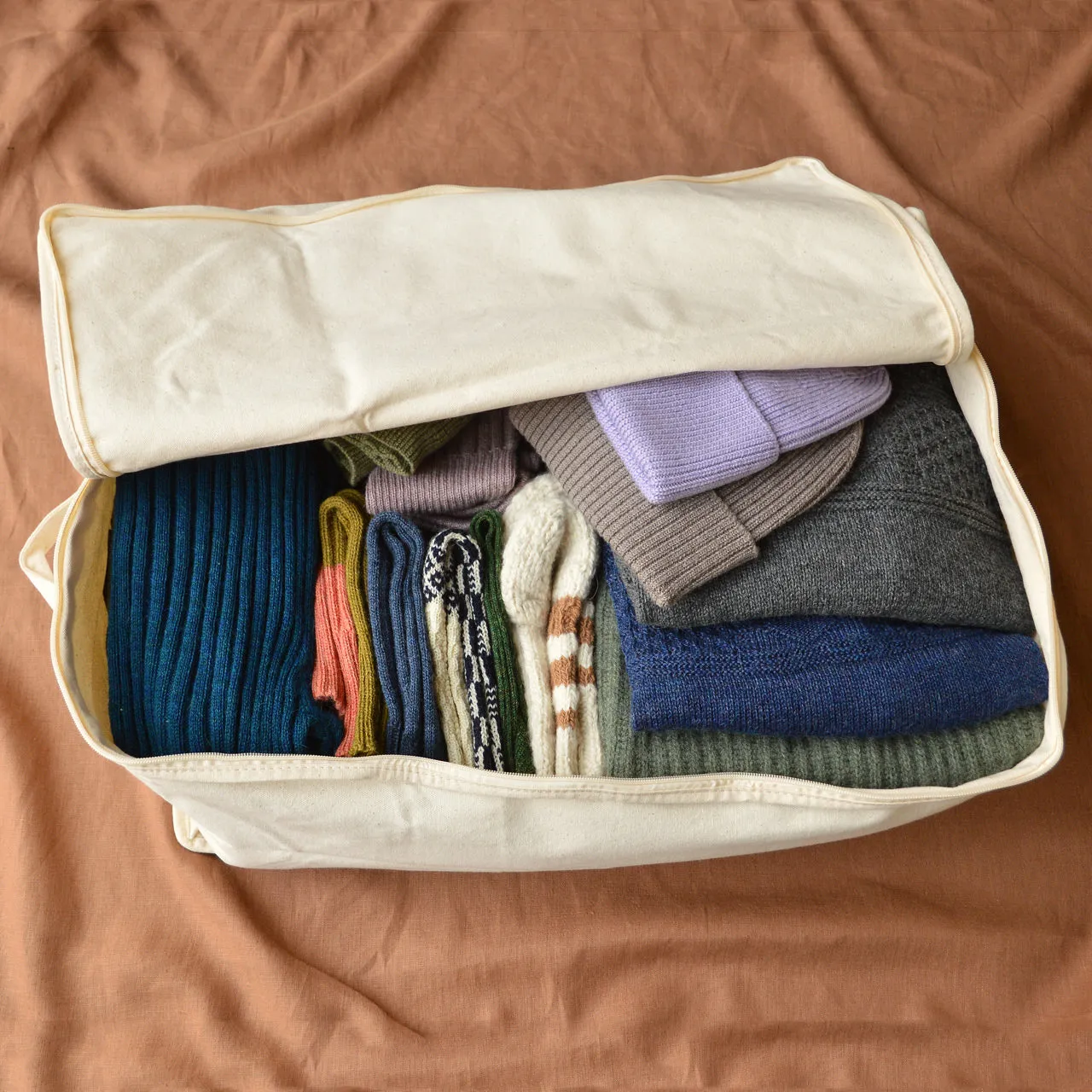 Organic Cotton Knitwear Storage Cube (S, M, L) *Returning soon