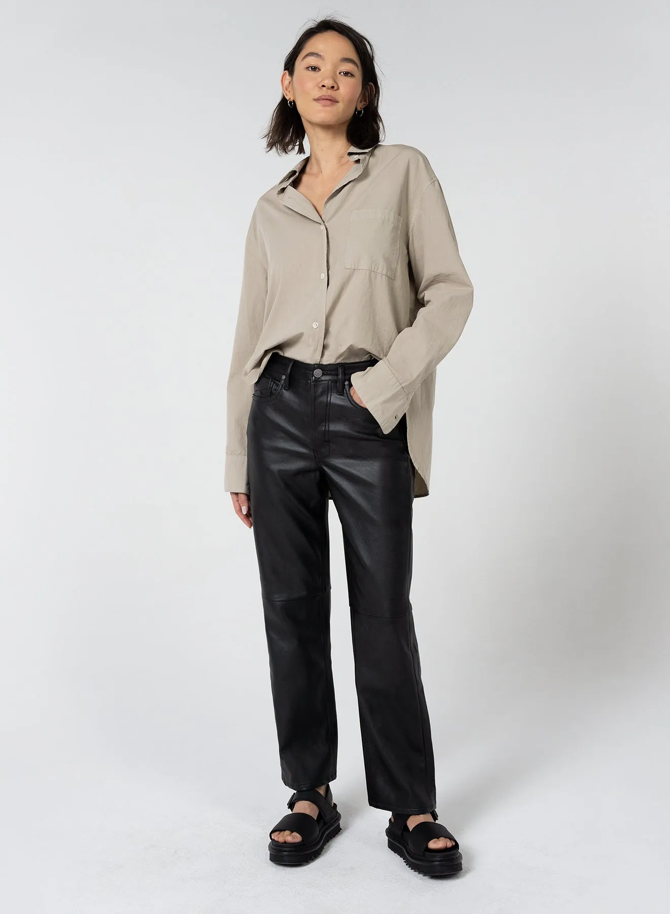 Paloma Chromatic Vegan Leather Pant