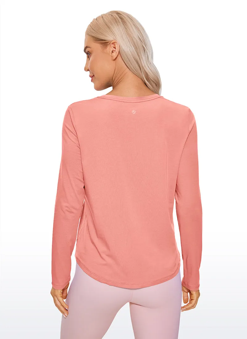 Pima Cotton Workout Long Sleeve