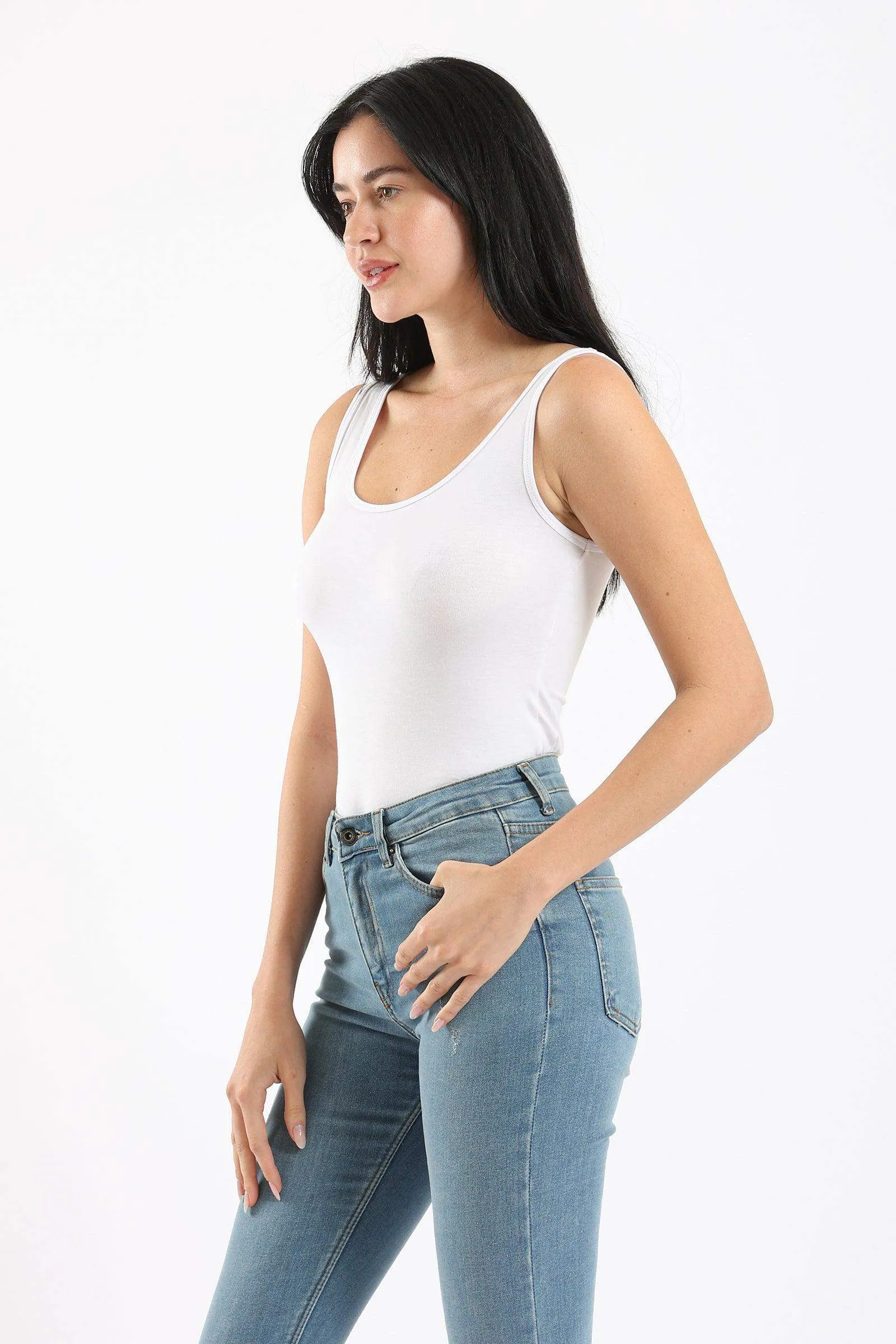 Plunge Neck Top