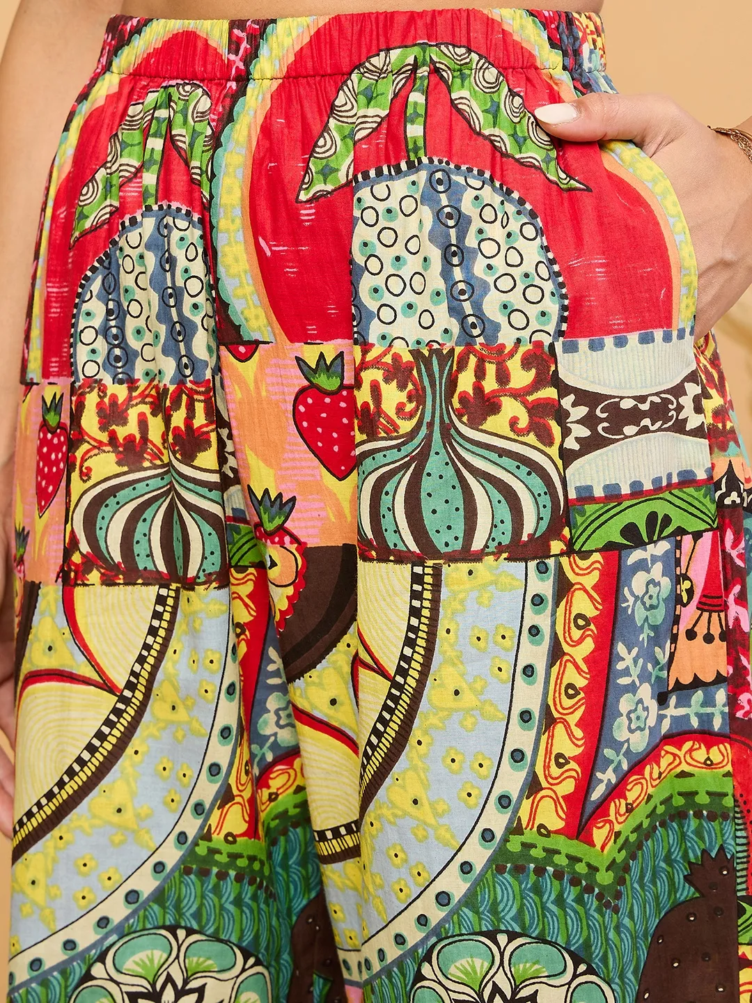 Printed Two Piece Cotton Coord Set