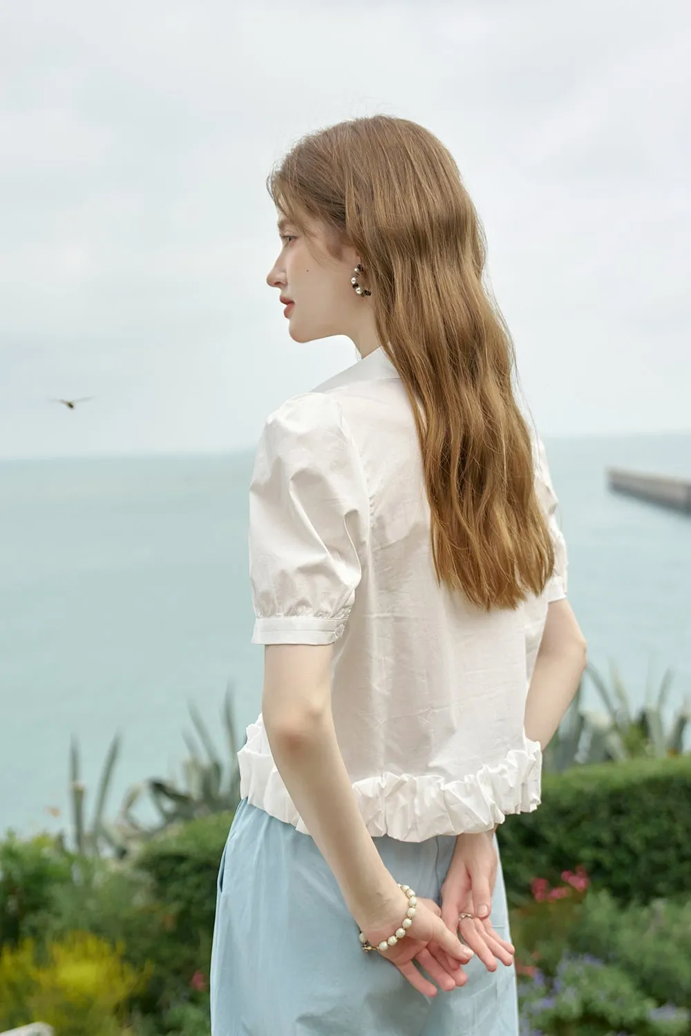 Puff Sleeve Shirt for Women