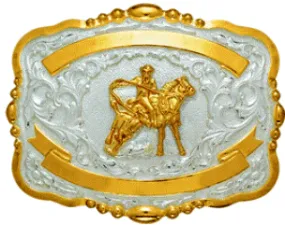 "Calf Roper" Western Trophy Belt Buckle