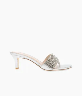 Remm Low Heel - Silver