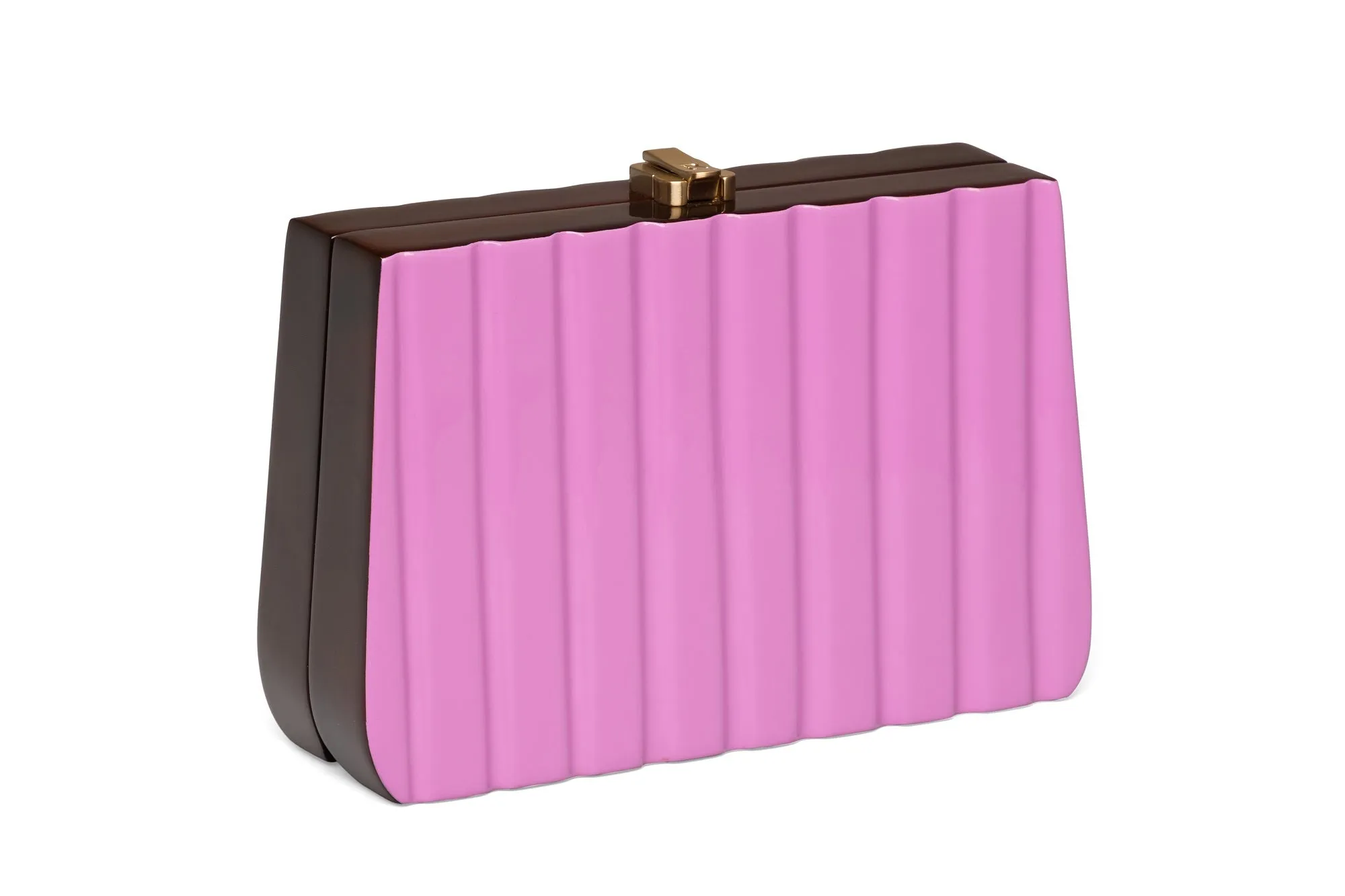 Ribbon Clutch Fondant Pink