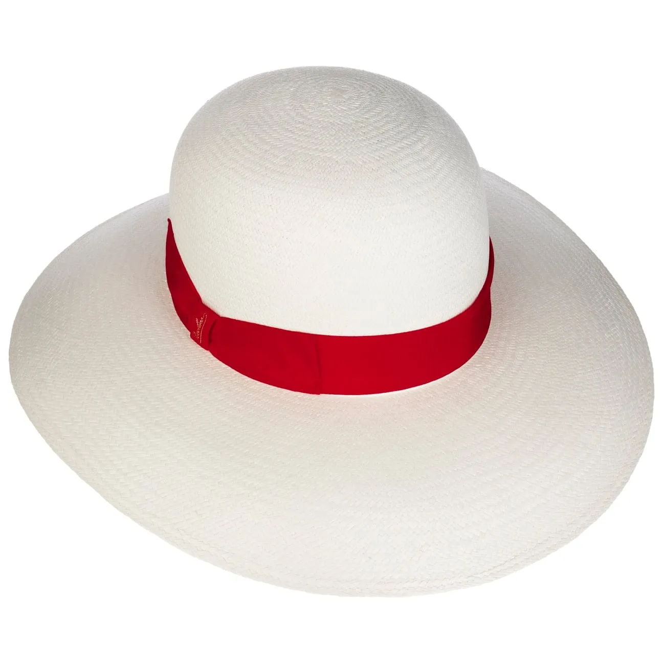 Round Crown Panama Hat by Borsalino