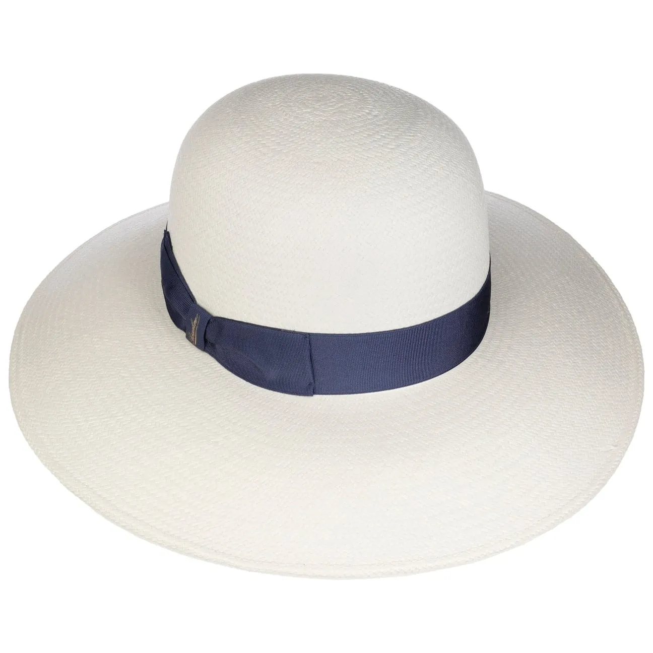 Round Crown Panama Hat by Borsalino