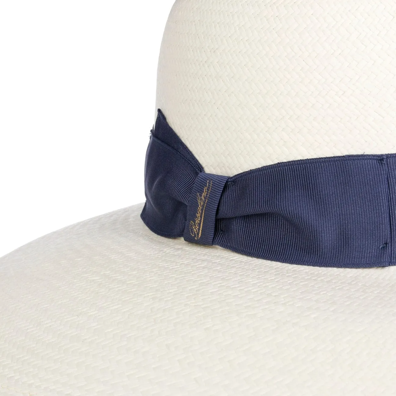 Round Crown Panama Hat by Borsalino