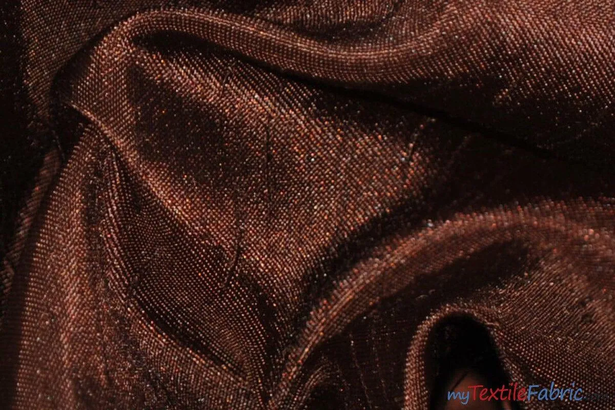 Shantung Satin Fabric - Satin Dupioni Silk Fabric - 60&#34; Wide - Multiple Colors - Sample Swatch