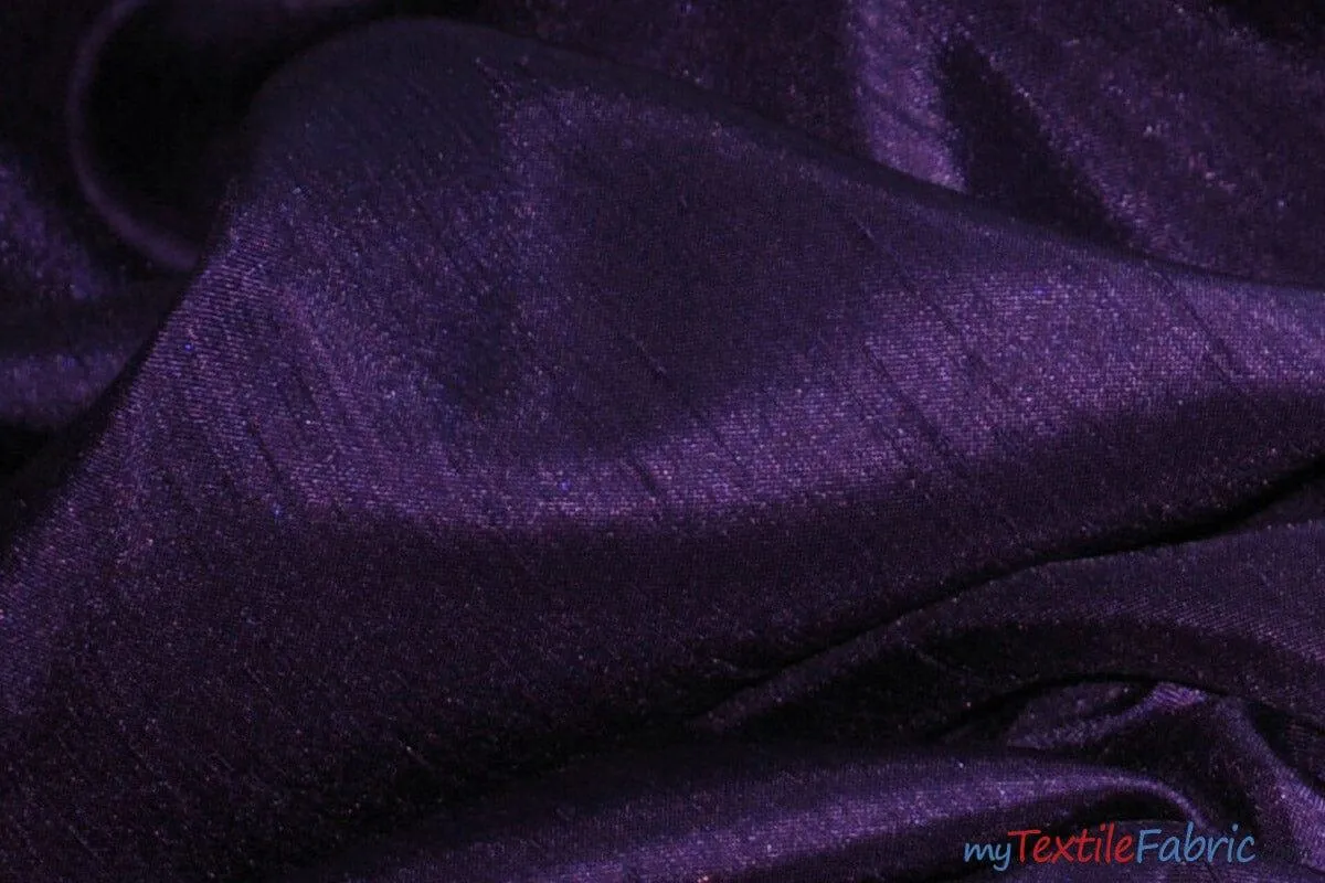 Shantung Satin Fabric - Satin Dupioni Silk Fabric - 60&#34; Wide - Multiple Colors - Sample Swatch