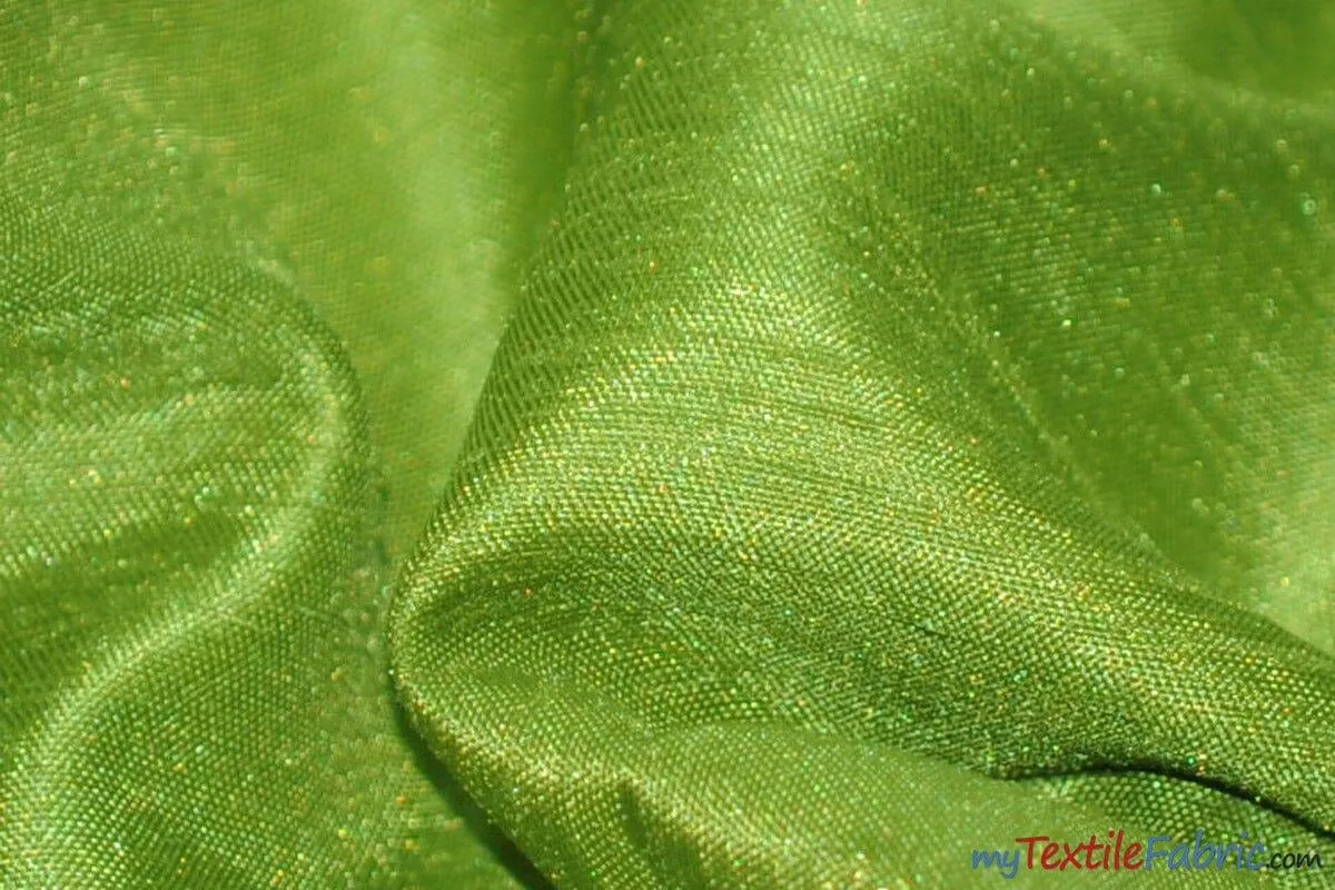 Shantung Satin Fabric - Satin Dupioni Silk Fabric - 60&#34; Wide - Multiple Colors - Sample Swatch