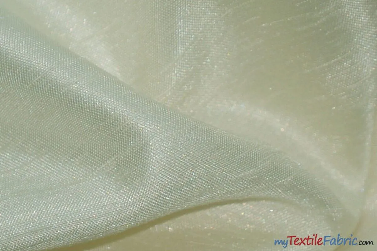 Shantung Satin Fabric - Satin Dupioni Silk Fabric - 60&#34; Wide - Multiple Colors - Sample Swatch