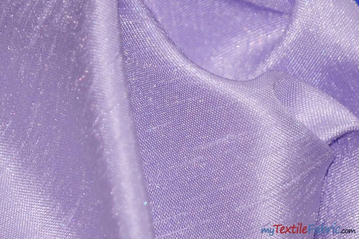 Shantung Satin Fabric - Satin Dupioni Silk Fabric - 60&#34; Wide - Multiple Colors - Sample Swatch