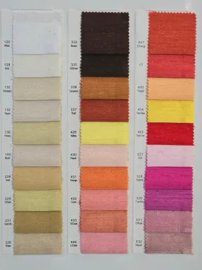 Shantung Satin Fabric | Satin Dupioni Silk Fabric | 60" Wide | Multiple Colors | Continuous Yards |