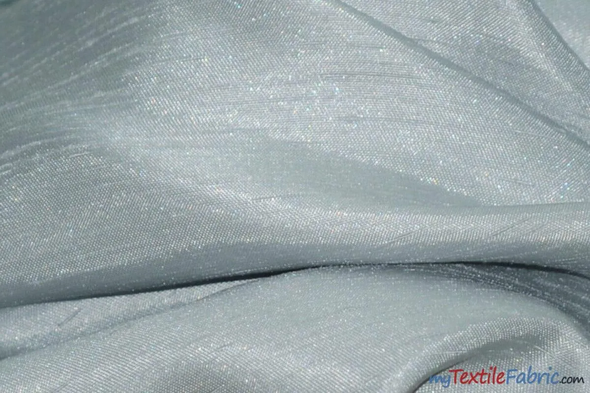 Shantung Satin Fabric | Satin Dupioni Silk Fabric | 60" Wide | Multiple Colors | Continuous Yards |