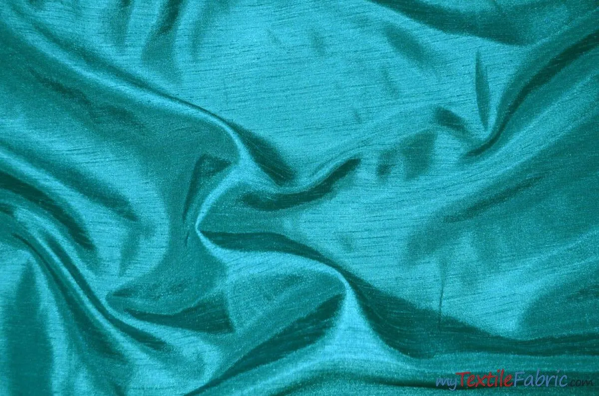 Shantung Satin Fabric | Satin Dupioni Silk Fabric | 60" Wide | Multiple Colors | Continuous Yards |