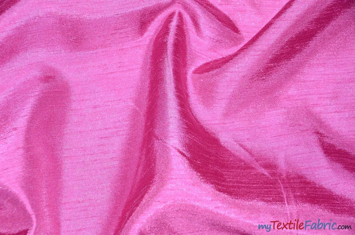 Shantung Satin Fabric | Satin Dupioni Silk Fabric | 60" Wide | Multiple Colors | Continuous Yards |