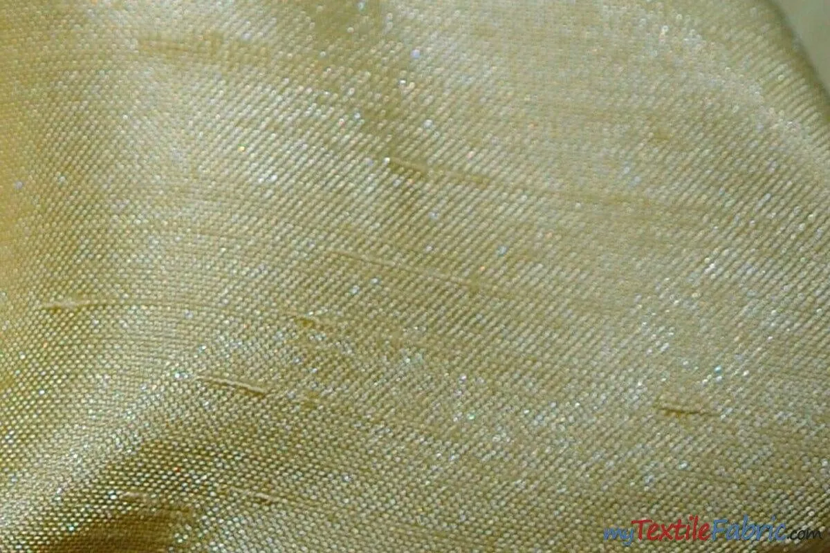 Shantung Satin Fabric | Satin Dupioni Silk Fabric | 60" Wide | Multiple Colors | Continuous Yards |