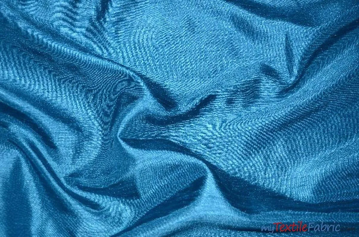 Shantung Satin Fabric | Satin Dupioni Silk Fabric | 60" Wide | Multiple Colors | Continuous Yards |