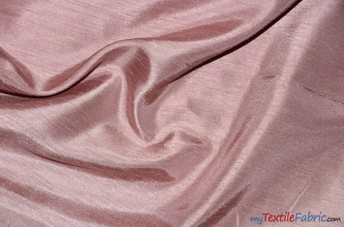 Shantung Satin Fabric | Satin Dupioni Silk Fabric | 60" Wide | Multiple Colors | Continuous Yards |