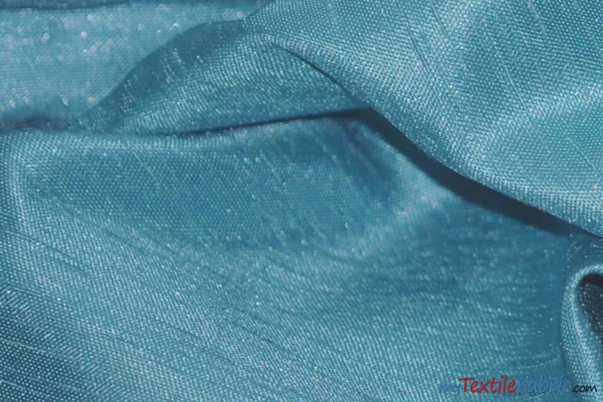 Shantung Satin Fabric | Satin Dupioni Silk Fabric | 60" Wide | Multiple Colors | Continuous Yards |