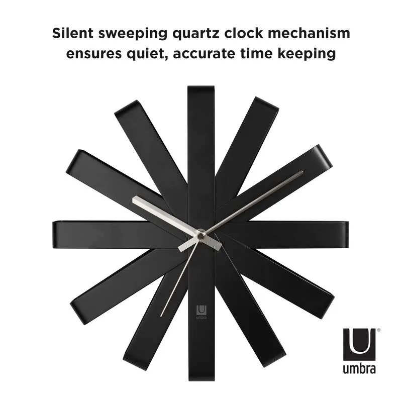 Siera Novelty Steel Silent 12" Wall Clock