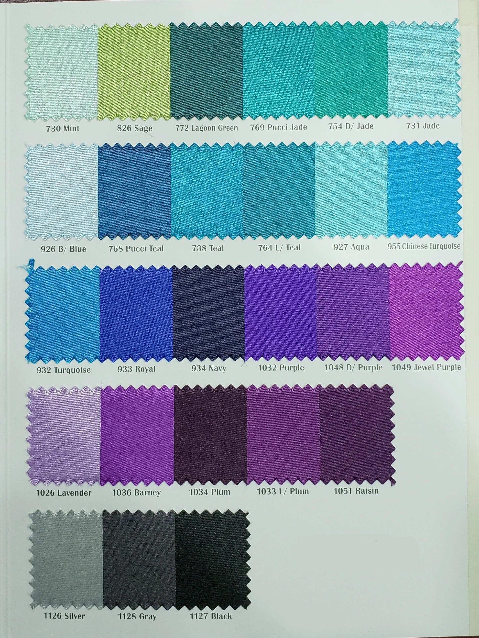 Stretch Charmeuse Satin Fabric - Soft Silky Satin Fabric - 96&#37; Polyester 4&#37; Spandex - Multiple Colors - Sample Swatch