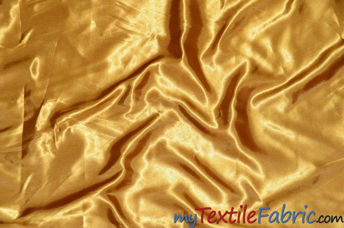 Stretch Charmeuse Satin Fabric - Soft Silky Satin Fabric - 96&#37; Polyester 4&#37; Spandex - Multiple Colors - Sample Swatch