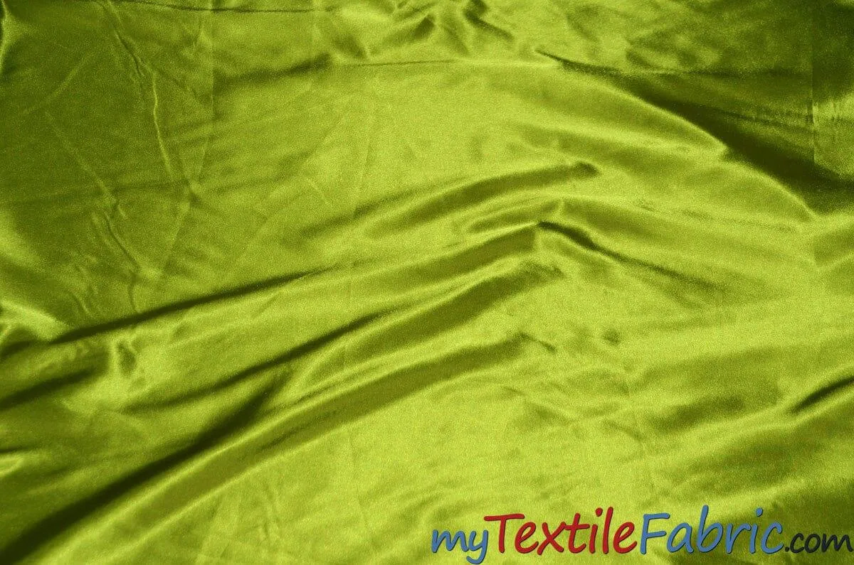 Stretch Charmeuse Satin Fabric - Soft Silky Satin Fabric - 96&#37; Polyester 4&#37; Spandex - Multiple Colors - Sample Swatch