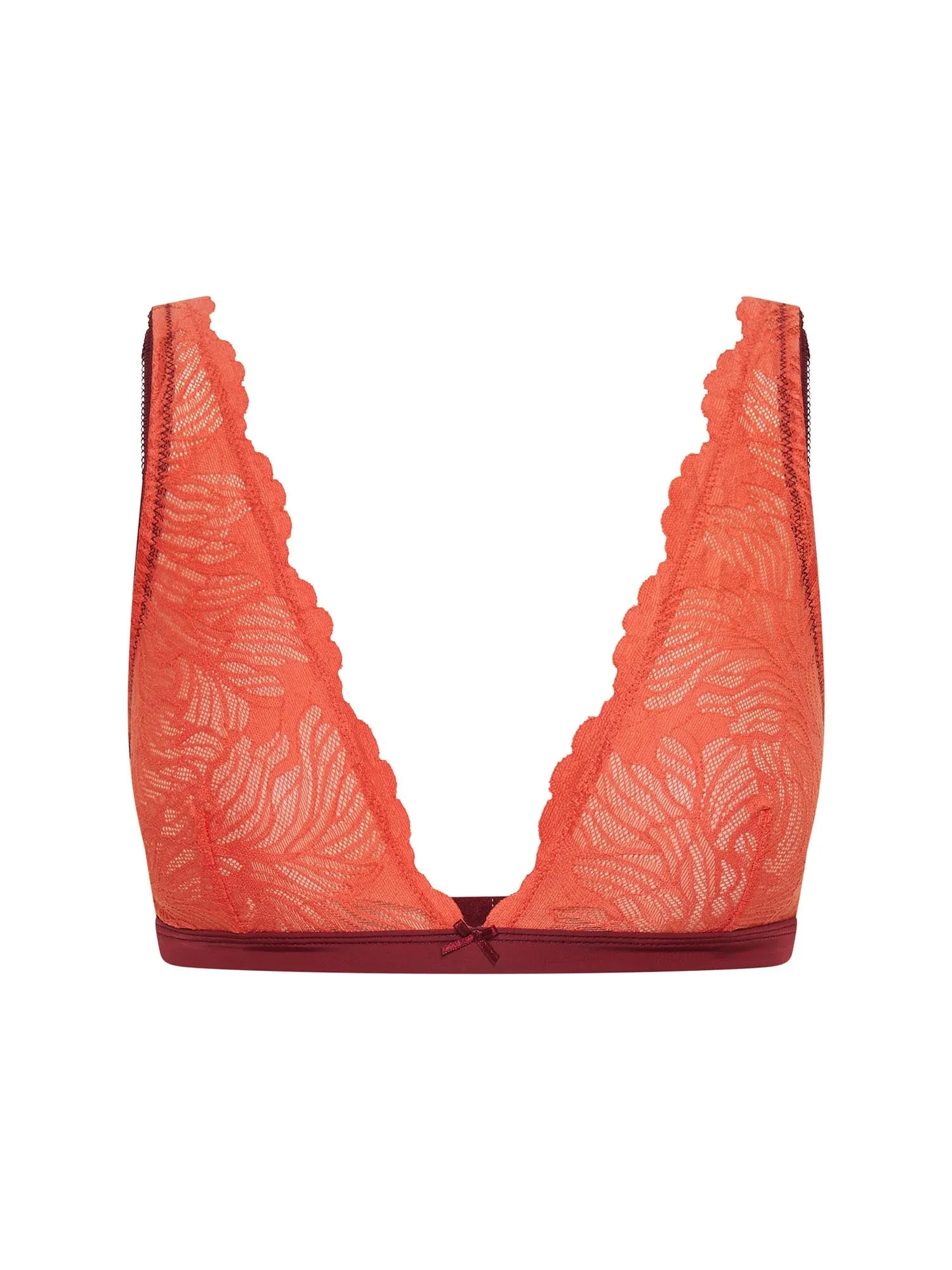 Sylvie Bralette Bordeaux Red