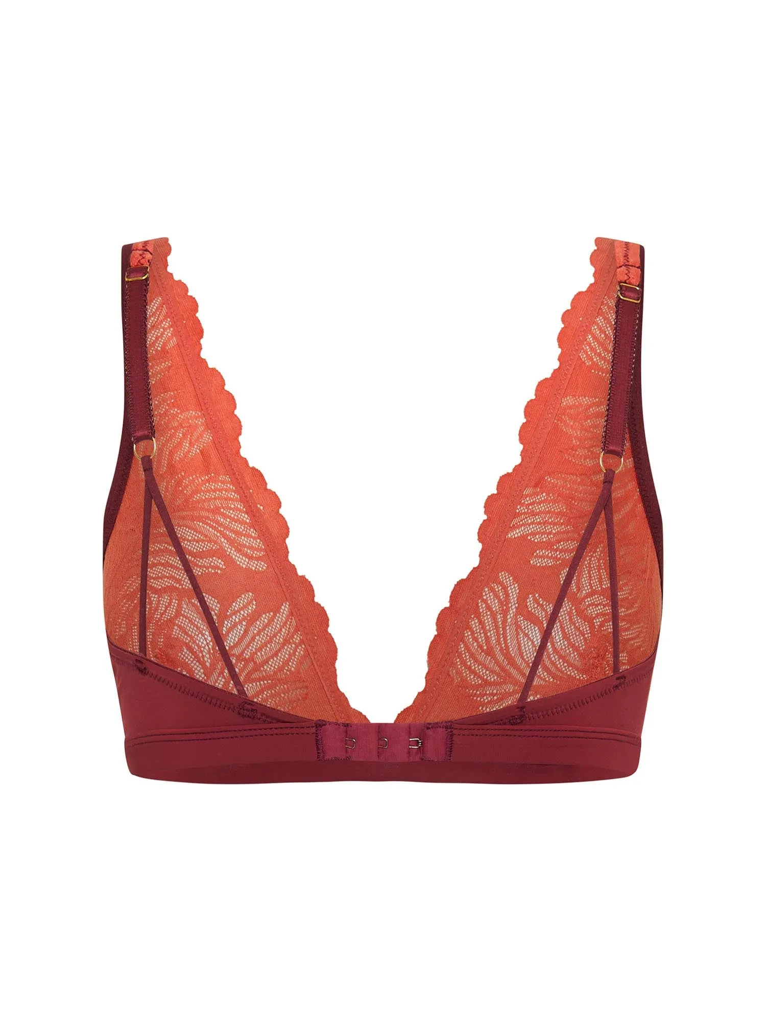 Sylvie Bralette Bordeaux Red