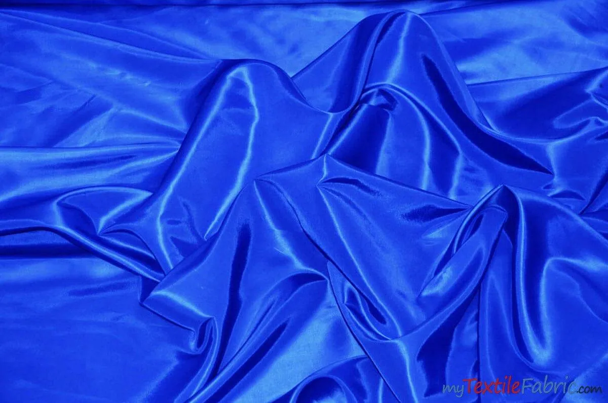 Taffeta Fabric | Two Tone Taffeta Fabric | Non Stretch Taffeta | 60" Wide | Multiple Solid Colors | Continuous Yards |