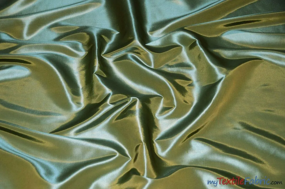 Taffeta Fabric | Two Tone Taffeta Fabric | Non Stretch Taffeta | 60" Wide | Multiple Solid Colors | Continuous Yards |