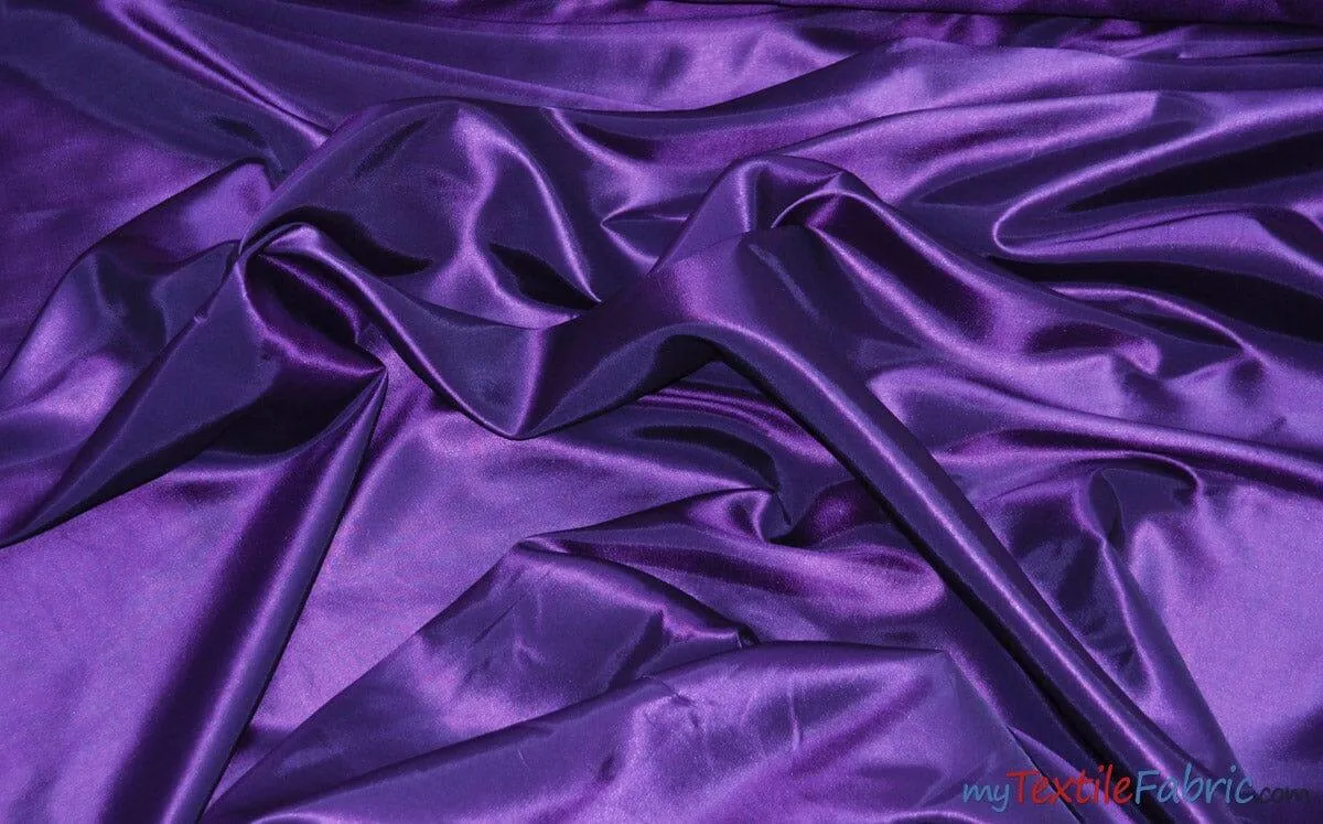 Taffeta Fabric | Two Tone Taffeta Fabric | Non Stretch Taffeta | 60" Wide | Multiple Solid Colors | Continuous Yards |