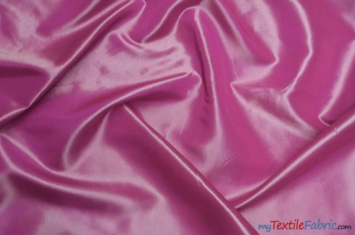 Taffeta Fabric | Two Tone Taffeta Fabric | Non Stretch Taffeta | 60" Wide | Multiple Solid Colors | Continuous Yards |