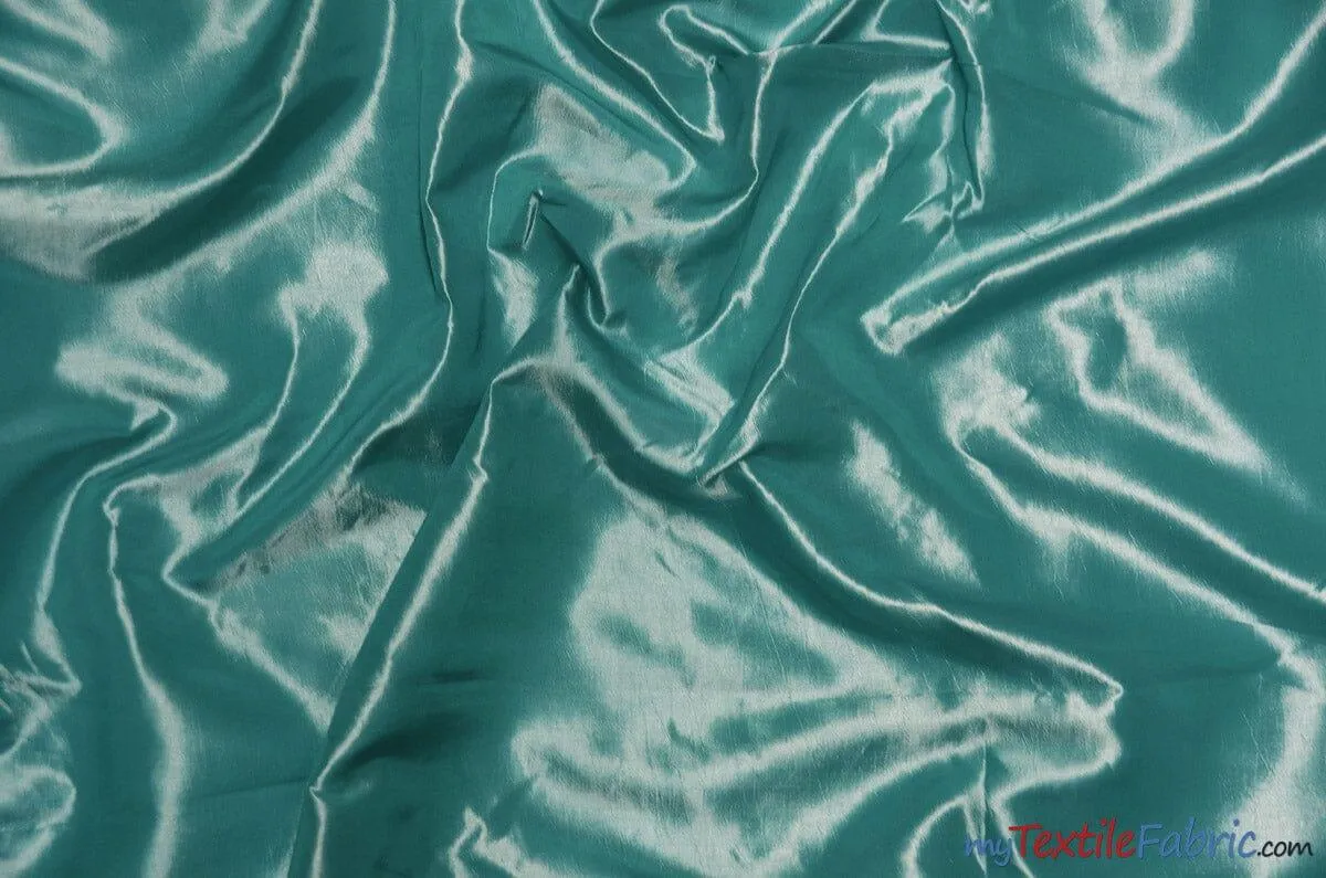 Taffeta Fabric | Two Tone Taffeta Fabric | Non Stretch Taffeta | 60" Wide | Multiple Solid Colors | Continuous Yards |