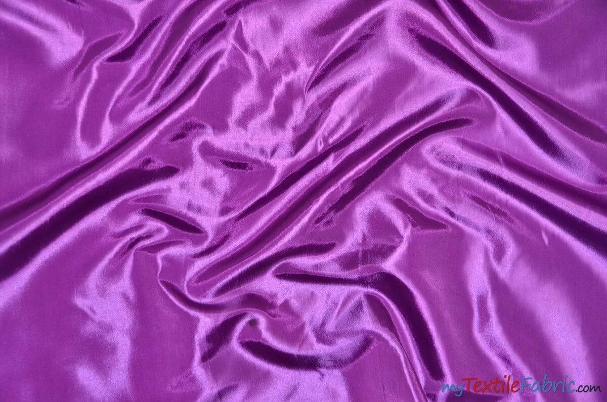 Taffeta Fabric | Two Tone Taffeta Fabric | Non Stretch Taffeta | 60" Wide | Multiple Solid Colors | Continuous Yards |