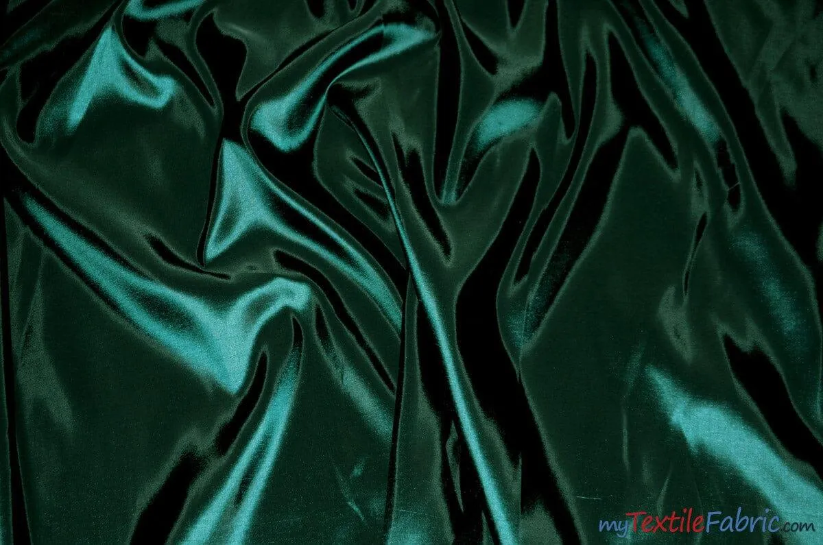 Taffeta Fabric | Two Tone Taffeta Fabric | Non Stretch Taffeta | 60" Wide | Multiple Solid Colors | Continuous Yards |